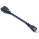 Кабель Extradigital OTG USB 2.0 AF/micro USB B, 0.1m, 28 AWG, Hi-Speed